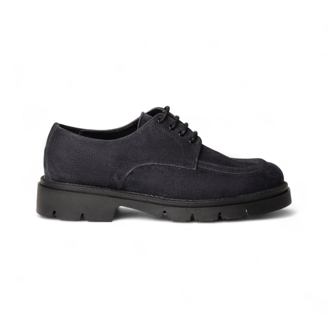 Mocassino Uomo in Camoscio Blu con Suola Leggera e Design Elegante 0