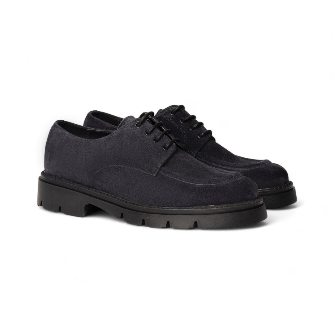 Mocassino Uomo in Camoscio Blu con Suola Leggera e Design Elegante 1