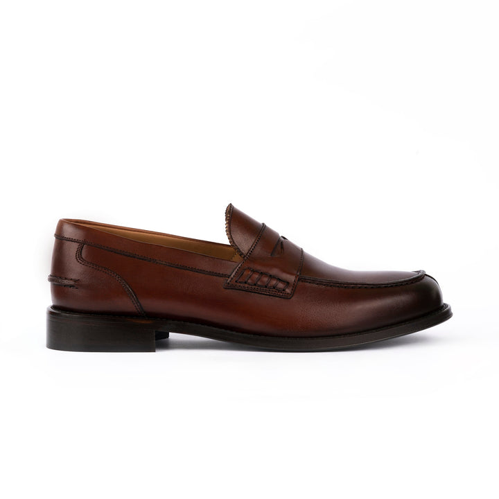 Mocassino da Uomo in Pelle di Vitello Elegante con Suola Antiscivolo 0
