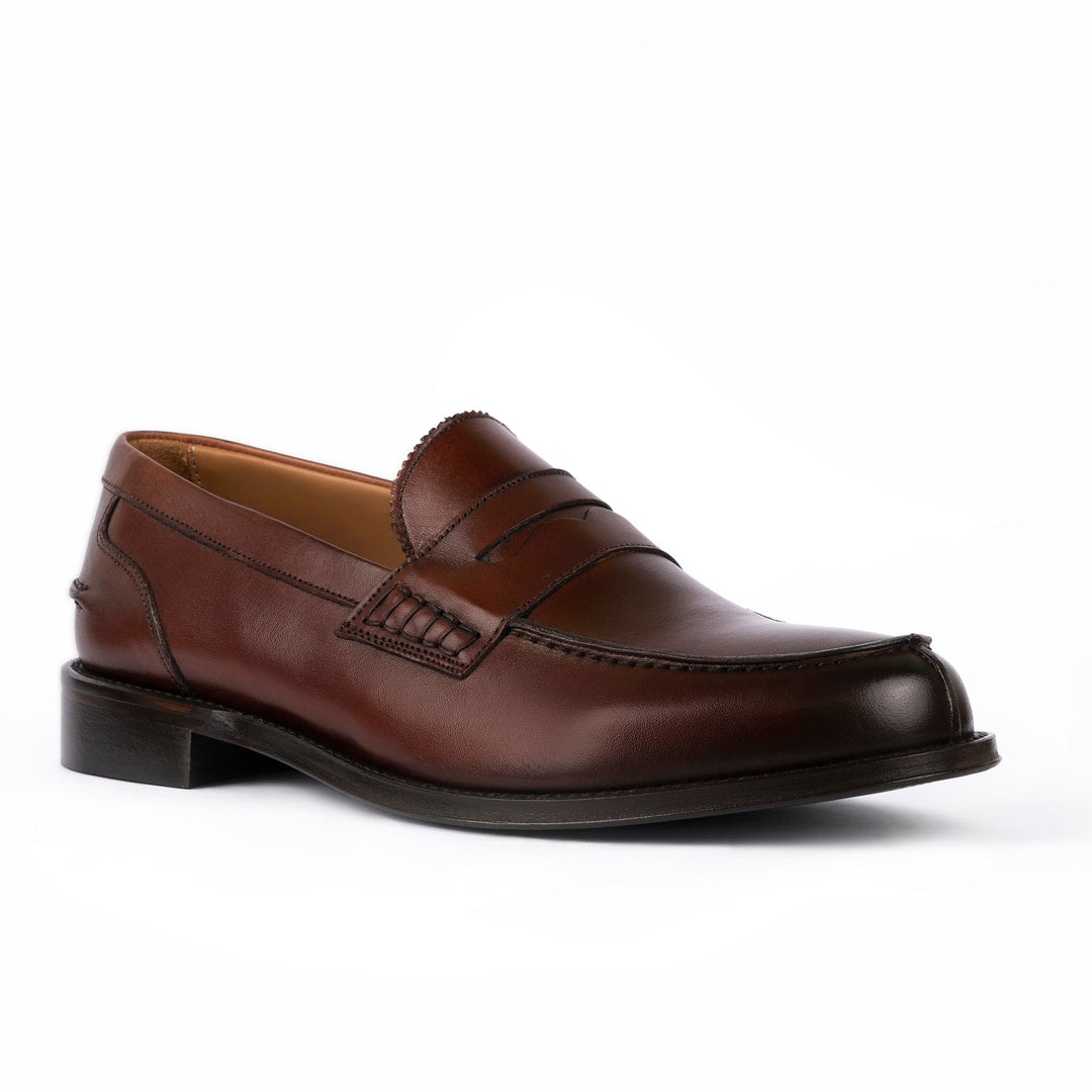 Mocassino da Uomo in Pelle di Vitello Elegante con Suola Antiscivolo 1