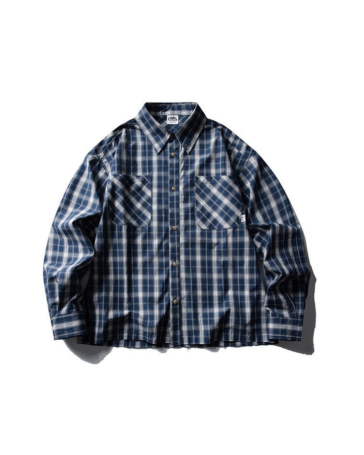 Men's Westport Raw Edge Long Sleeve Cotton Tee
