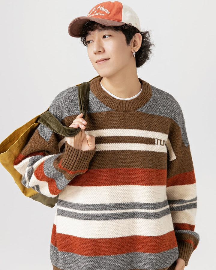 Men's Windward Stripe Crew Sweater