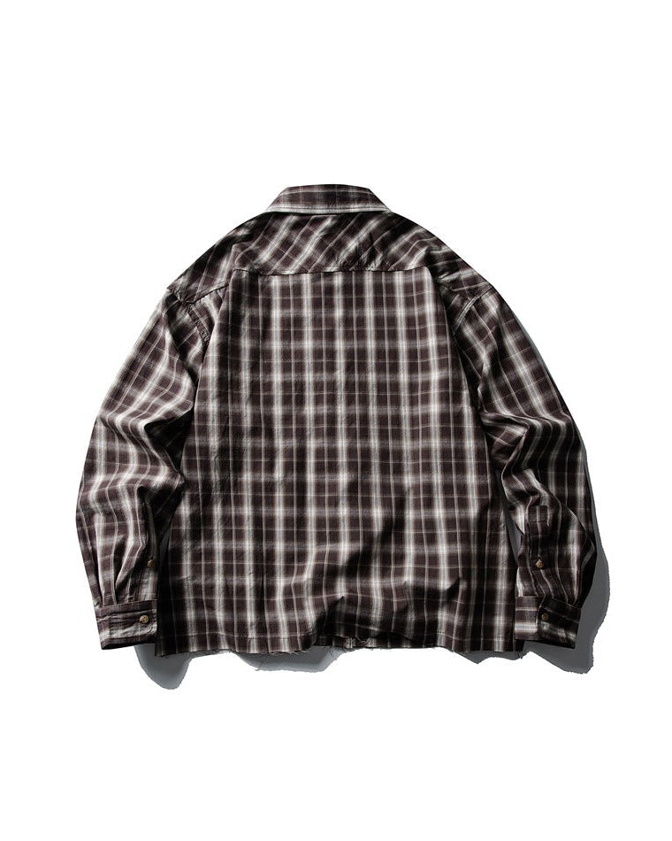 Men's Westport Raw Edge Long Sleeve Cotton Tee