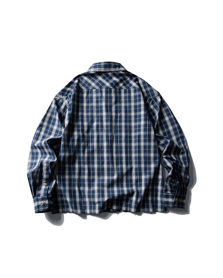 Men's Westport Raw Edge Long Sleeve Cotton Tee