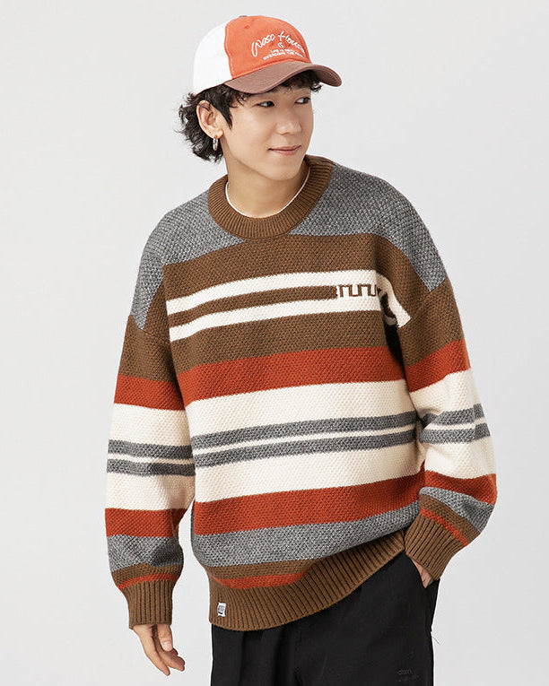 Men's Windward Stripe Crew Sweater