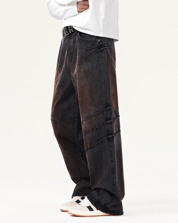 Men's Wornline Scratch Straight Jeans