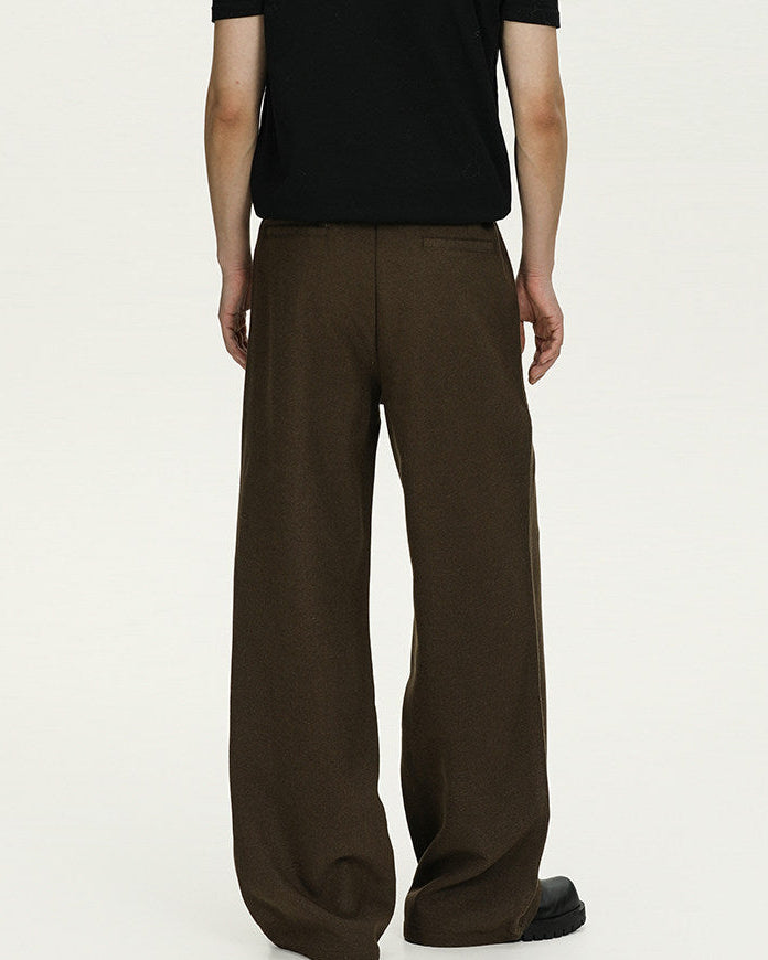 Wool Wide-Leg Trousers