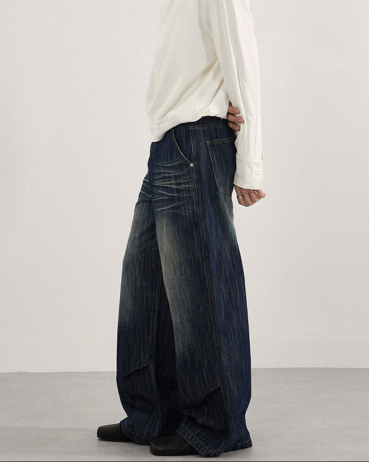 Men's Whisper Fade Pleated Jeans
