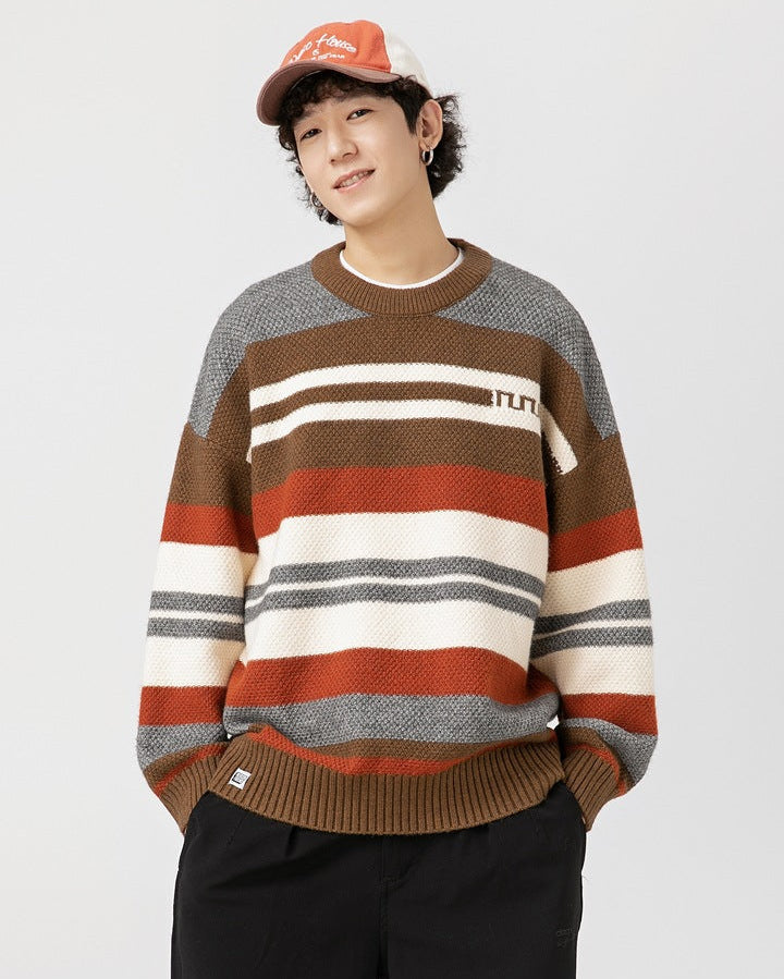 Men's Windward Stripe Crew Sweater