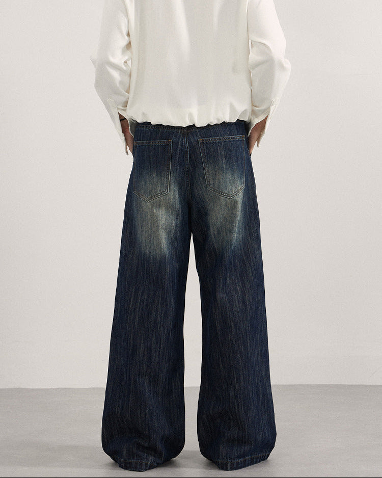 Men's Whisper Fade Pleated Jeans