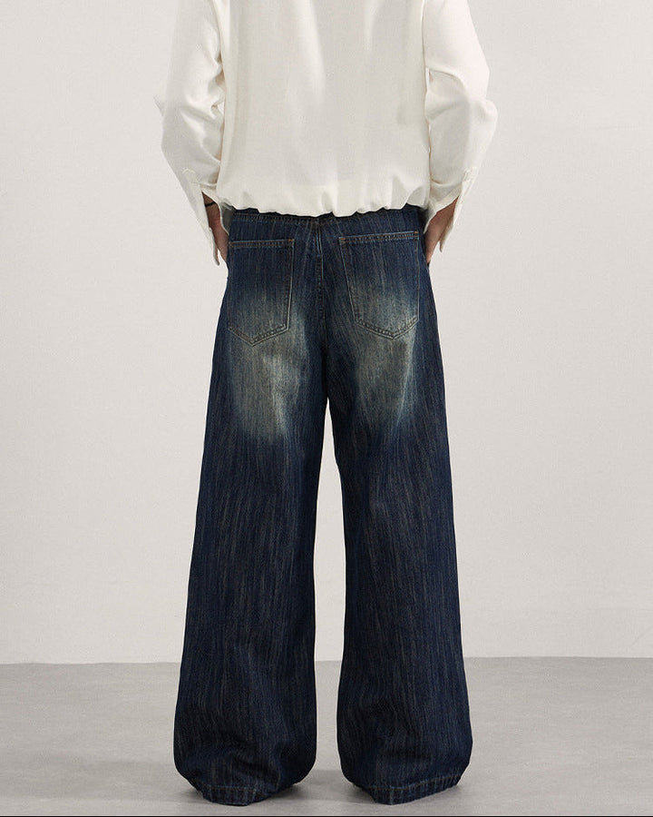 Men's Whisper Fade Pleated Jeans