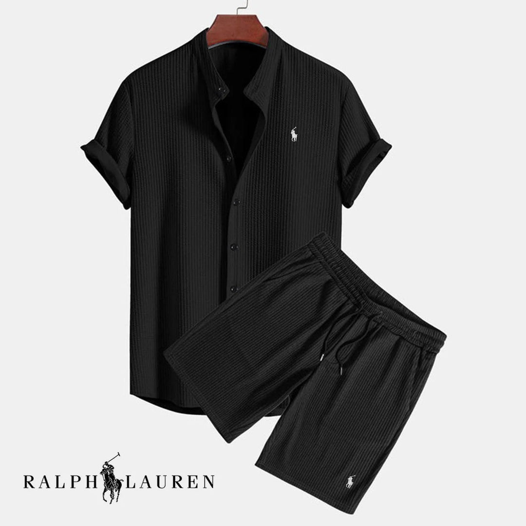 ᏒᎪᏞᏢᎻ ᏞᎪՍᏒЕΝ | Ensemble d'été pour homme – Chemise et Short