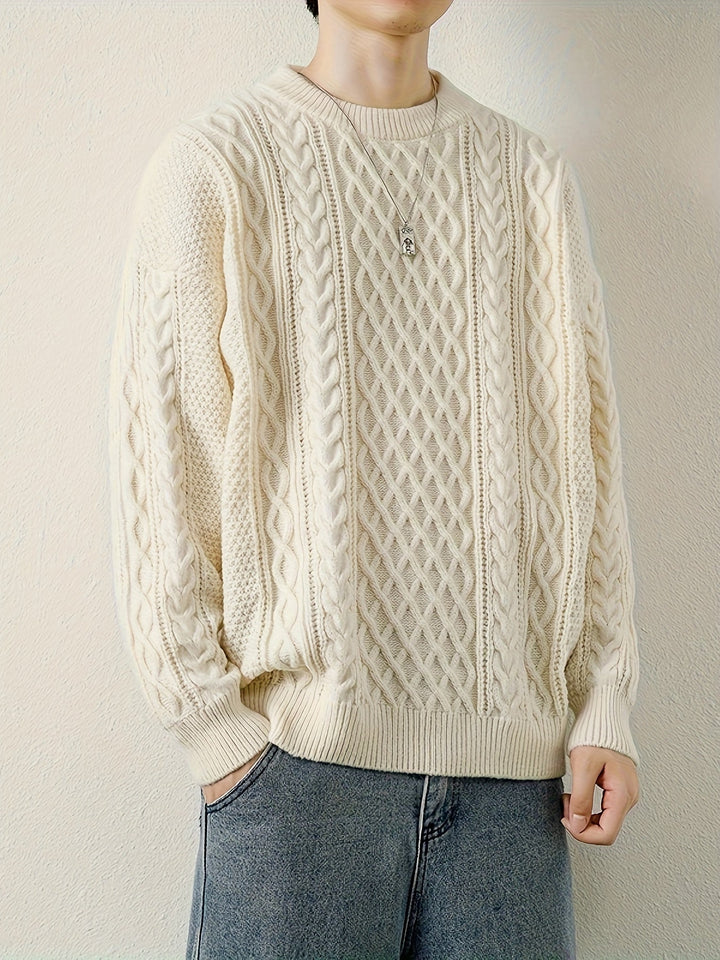 Pull en maille torsadée Hawthorne