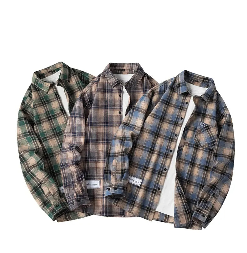 Camicia in flanella a quadri Maverick