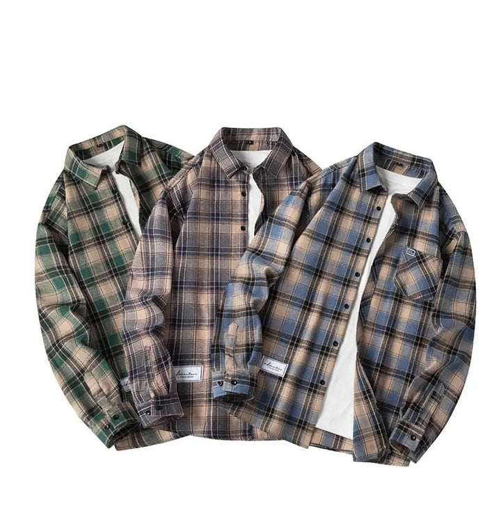 Camicia in flanella a quadri Maverick
