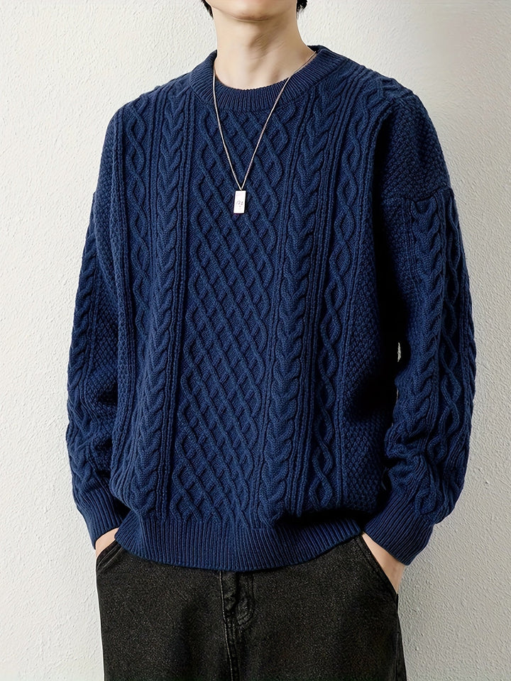 Pull en maille torsadée Hawthorne