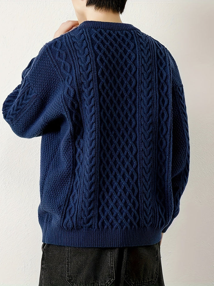 Pull en maille torsadée Hawthorne