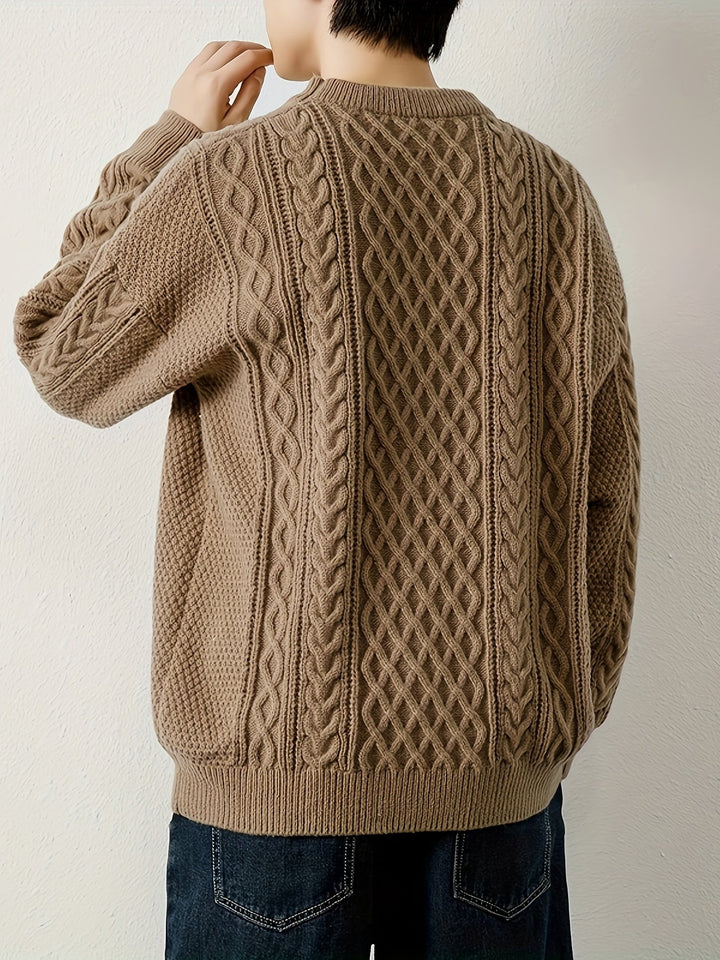 Pull en maille torsadée Hawthorne