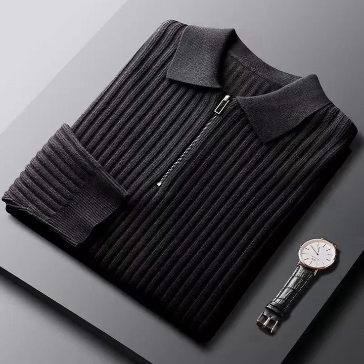 Polo en maille côtelée Milano
