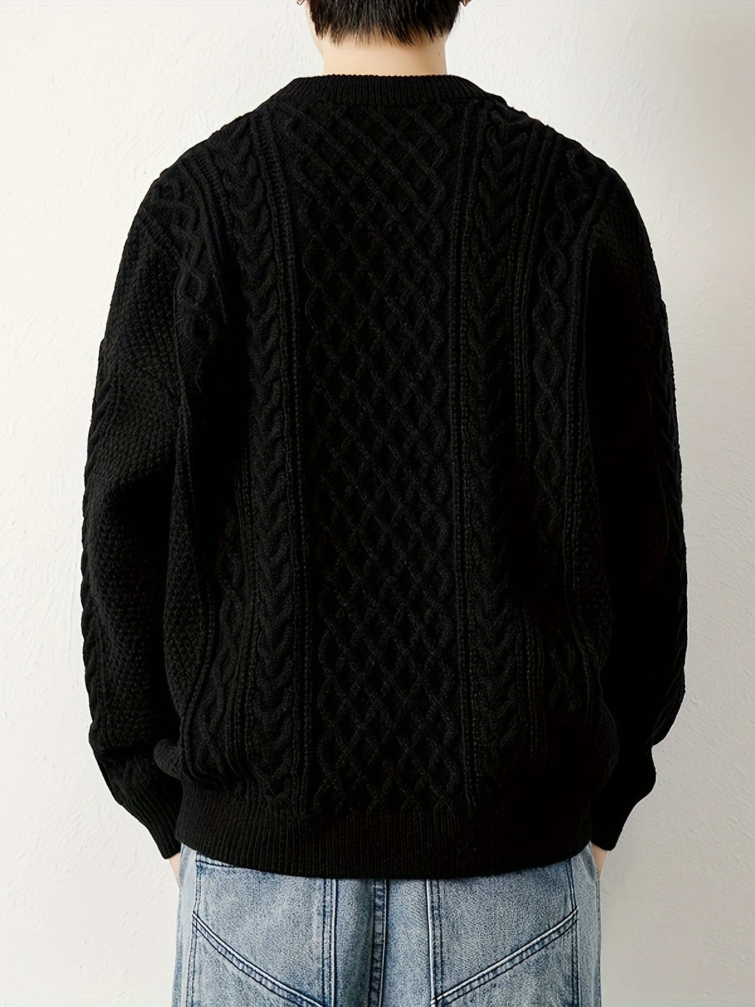 Pull en maille torsadée Hawthorne