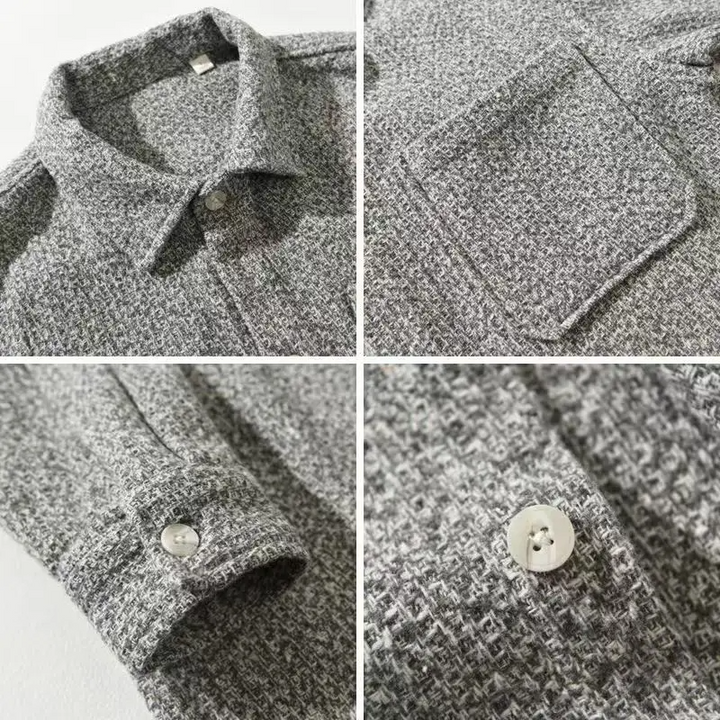Chemise boutonnée en cachemire Sunday