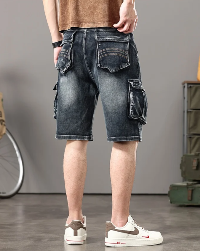 Short cargo en denim Rogue