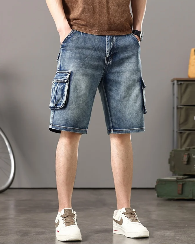 Short cargo en denim Rogue