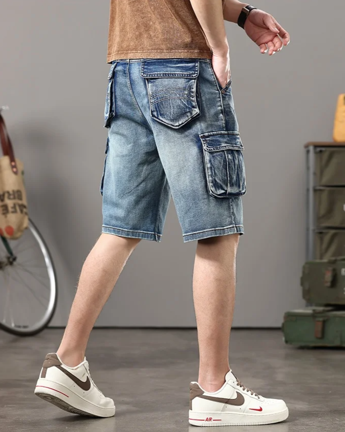 Short cargo en denim Rogue