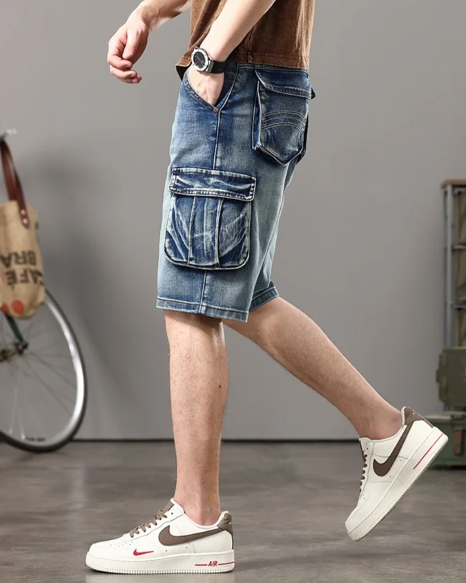 Short cargo en denim Rogue