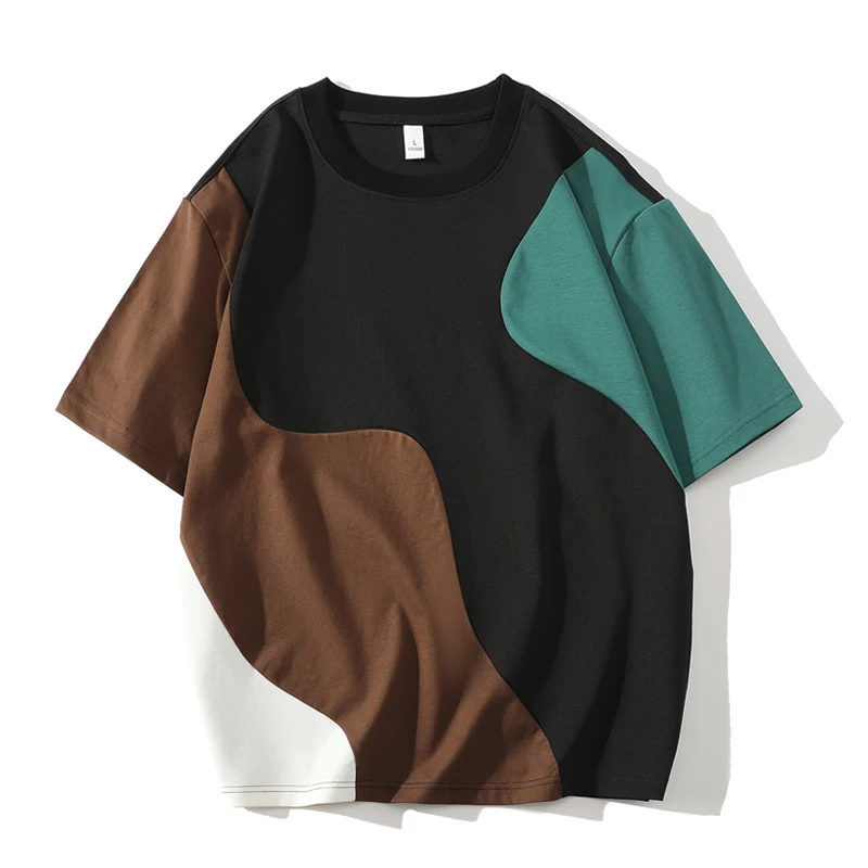 T-shirt a panneaux croisés