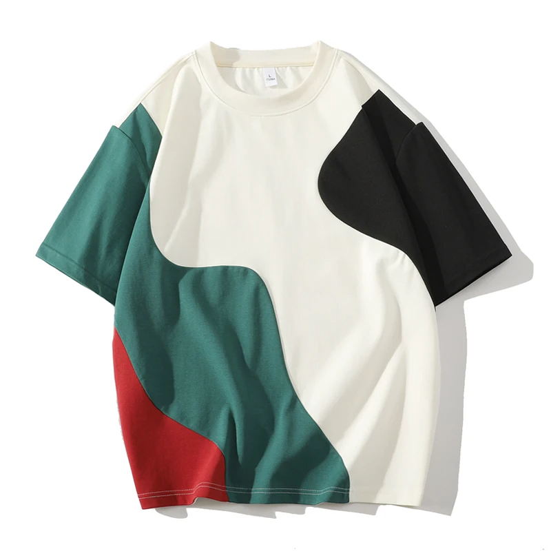 T-shirt a panneaux croisés