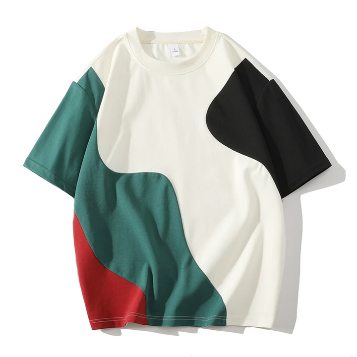 T-shirt a panneaux croisés