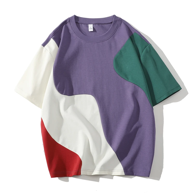 T-shirt a panneaux croisés