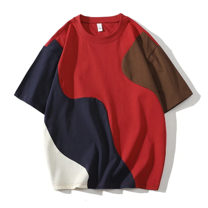 T-shirt a panneaux croisés