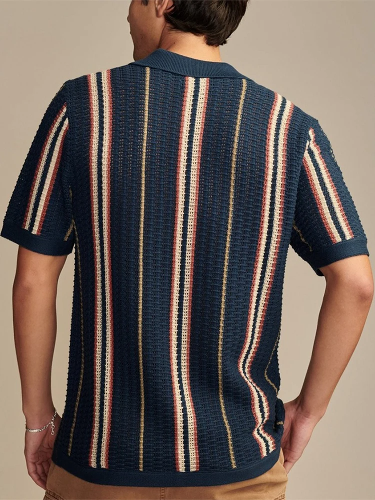 Camicia in Maglia Cabana con Bottoni