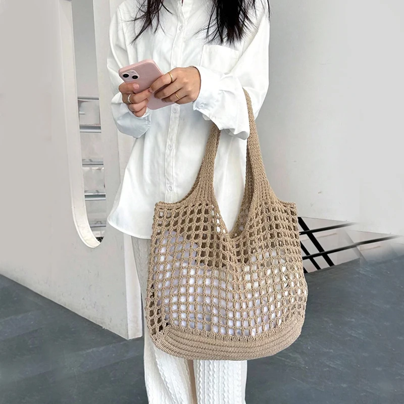 Borsa Shopper all'Uncinetto Bayside