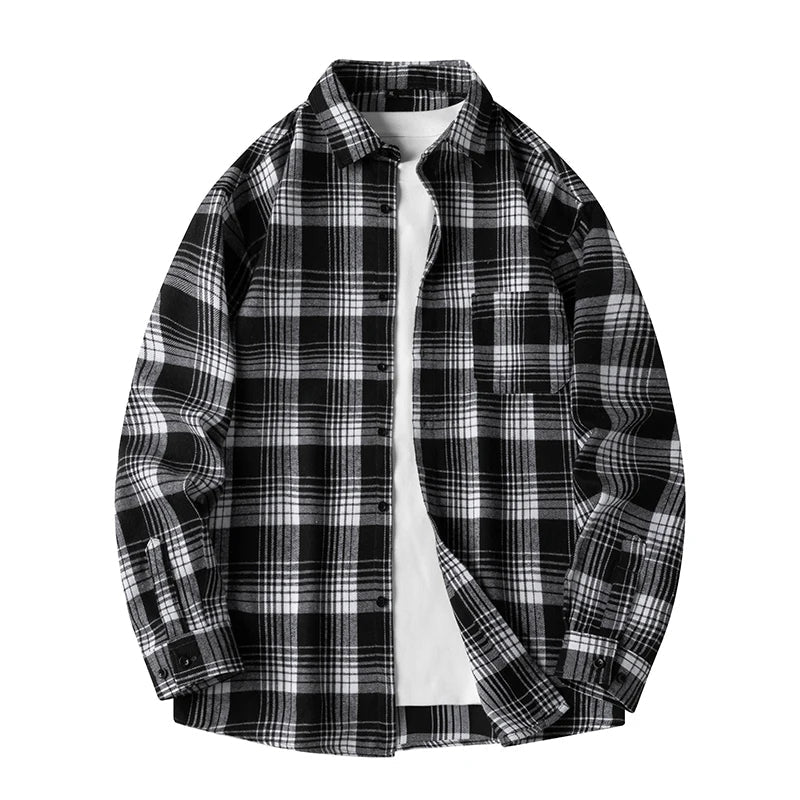Camicia in flanella a quadri Maverick
