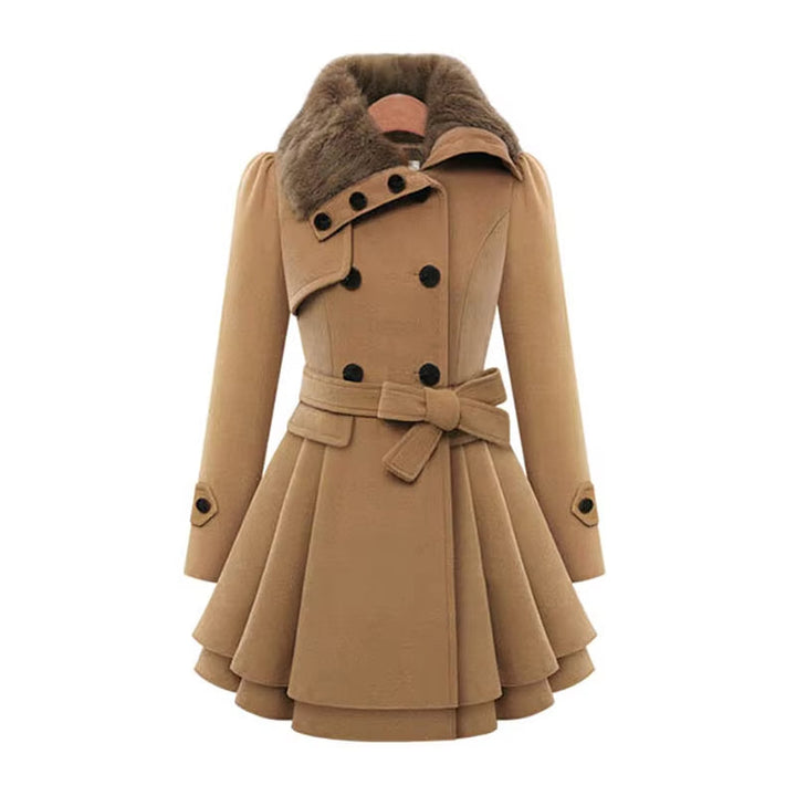 Manteau Maison à Ourlet Superposé