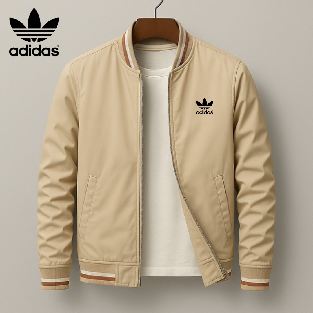 Giacca bomber classica moderna - Beige