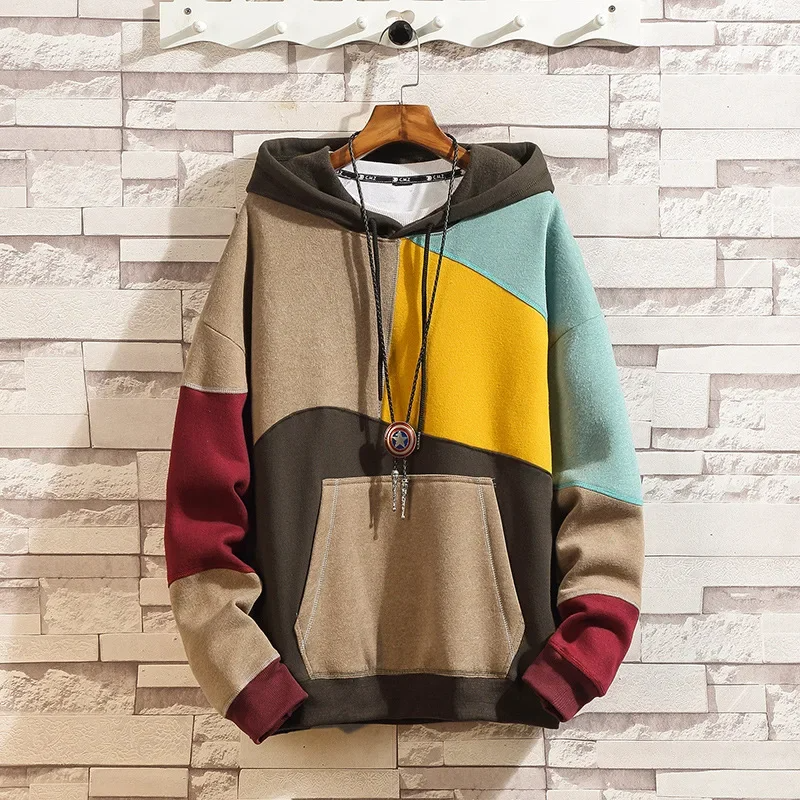 Sweat à capuche Pulse Patchwork