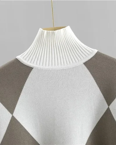 Ensemble en Maille Argyle Hudson