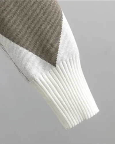 Ensemble en Maille Argyle Hudson