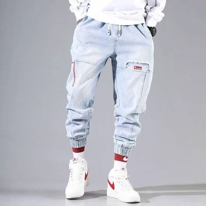 Jogger en Denim Fuselé Jacques