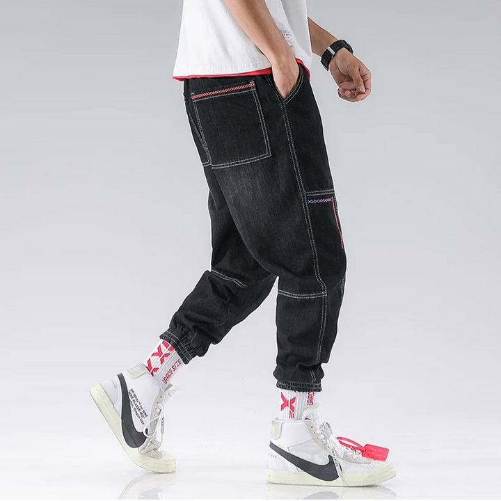 Jogger en Denim Fuselé Jacques