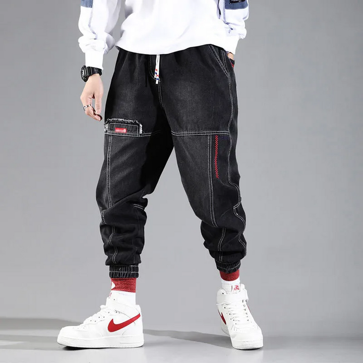 Jogger en Denim Fuselé Jacques