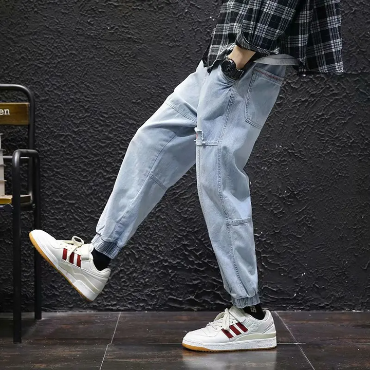 Jogger en Denim Fuselé Jacques