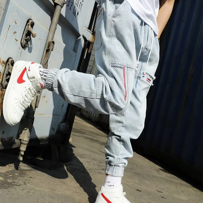 Jogger en Denim Fuselé Jacques