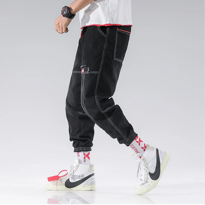 Jogger en Denim Fuselé Jacques
