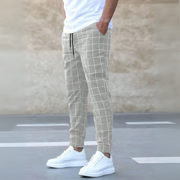 Jogger à Carreaux Crossmark