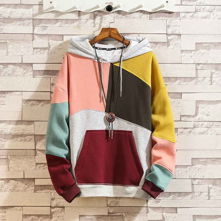 Sweat à capuche Pulse Patchwork